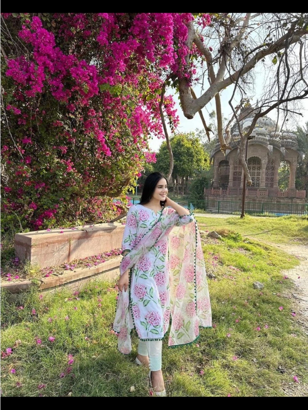 Indian Bollywood Wear Kurta Palazzo Dupatta Set Women Wedding Wear Salwar Kameez